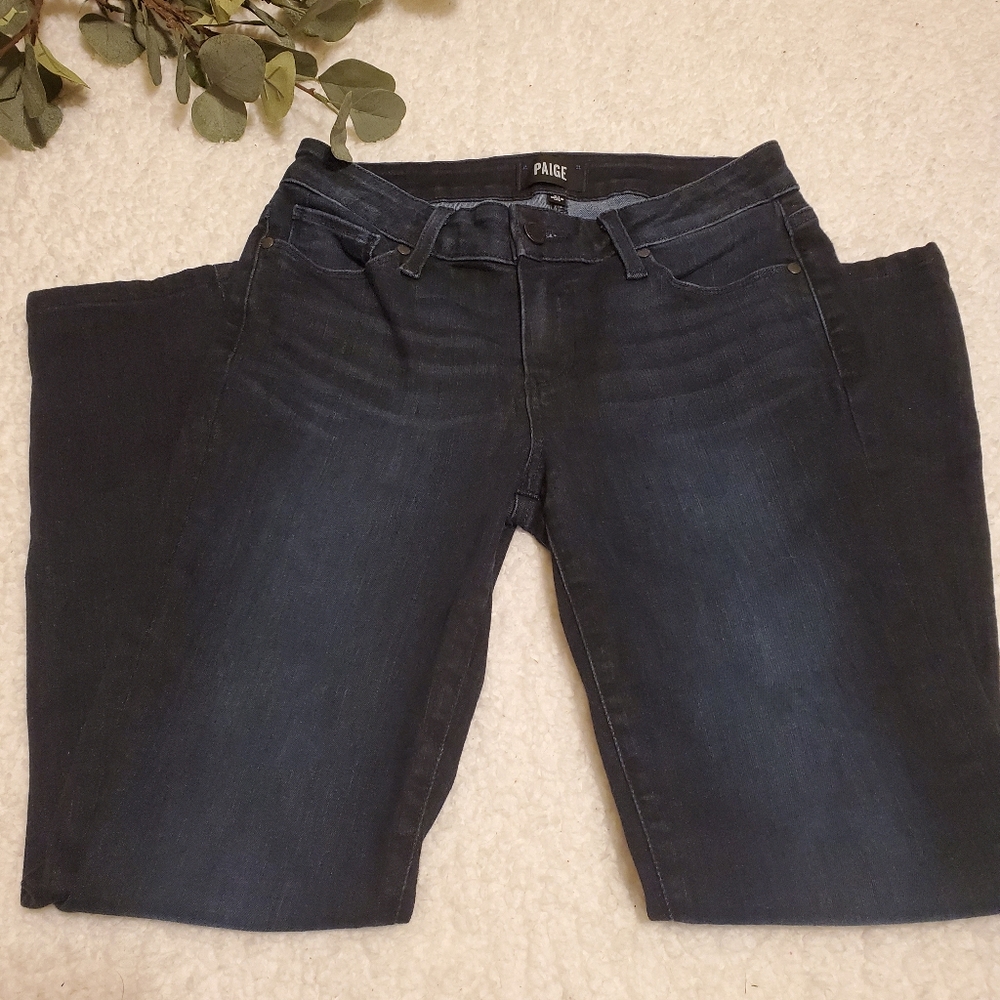 PAIGE Skyline Skinny Darkwash Jeans